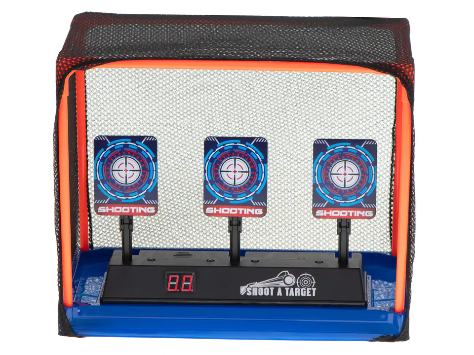 Electronic shield for shooting target digital box