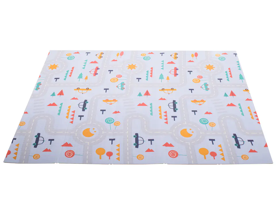 Children's educational mat street/forest 177x198x0,8cm