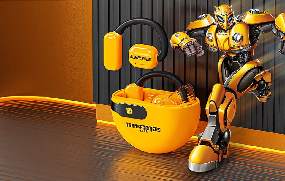 Słuchawki TWS Transformers TF-T09 (żółte)
