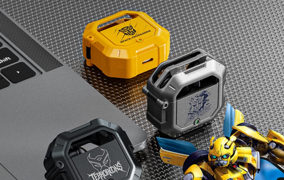 Słuchawki TWS Transformers TF-T12 (żółte)