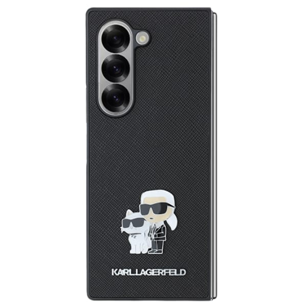 Karl Lagerfeld KLHCZFD6SAPKCNPK Z Fold6 F956 czarny/black Saffiano Metal Pin