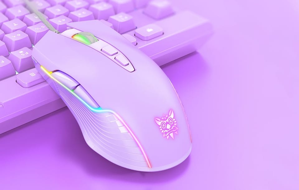Mysz do gier ONIKUMA RGB CW905 Fioletowa
