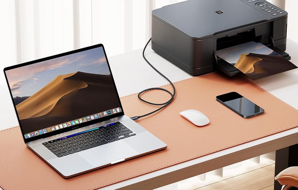 Kabel USB-C do USB-B 2.0 (do drukarki) Ugreen US370, 2m (czarny)