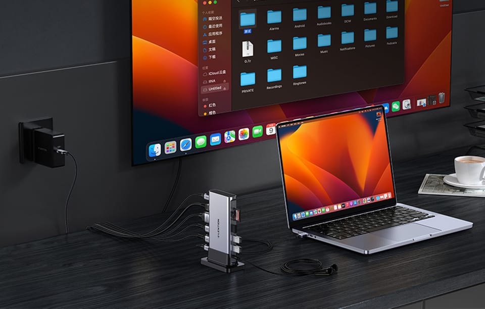 Lention stacja dokująca AV USB-C