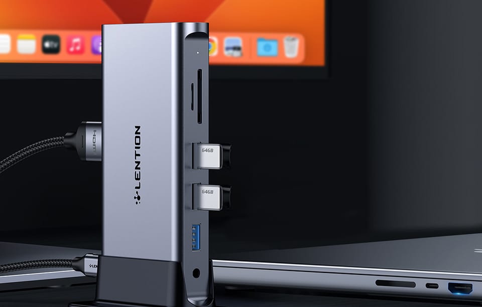 Lention stacja dokująca AV USB-C