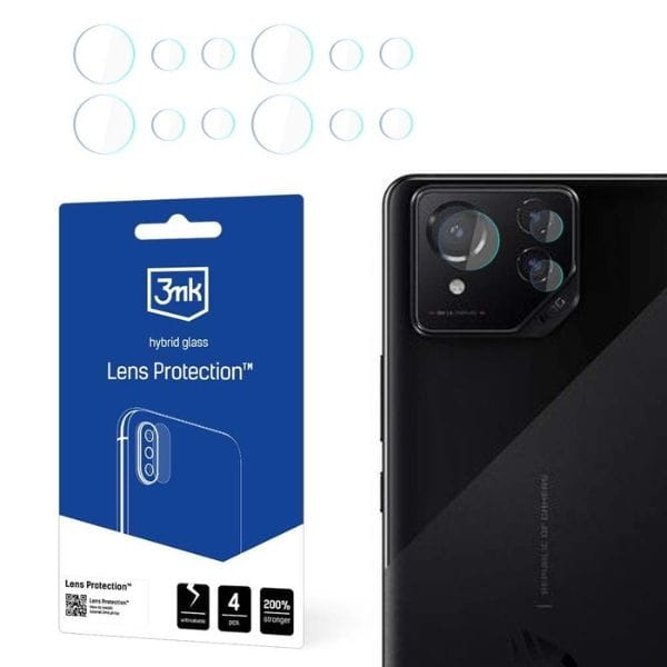 3MK Lens Protect Asus ROG Phone 8/8 ProOchrona na obiektyw aparatu 4szt