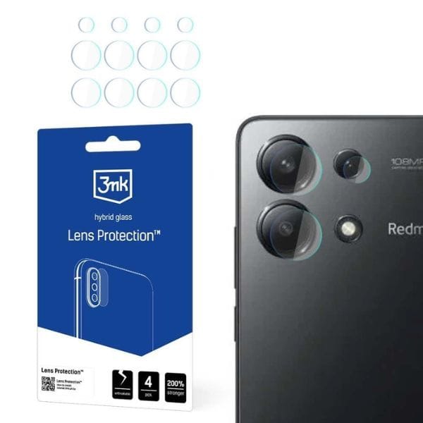 3MK Lens Protect Redmi Note 13 4G Ochrona na obiektyw aparatu 4szt