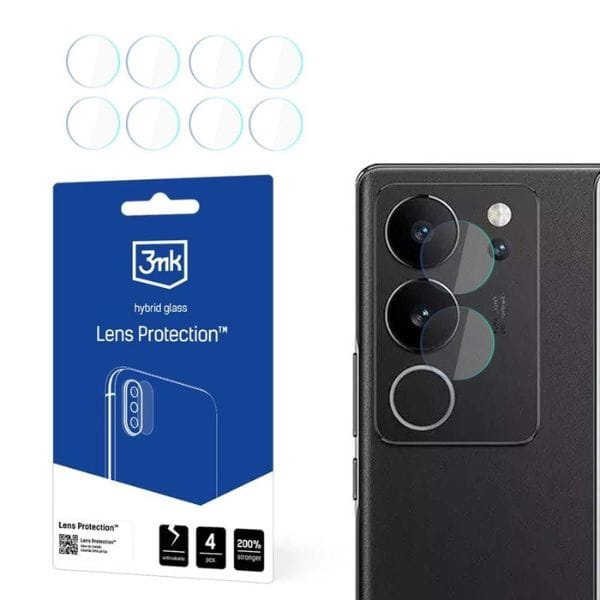 3MK Lens Protect Vivo V29 5G Ochronana obiektyw aparatu 4szt