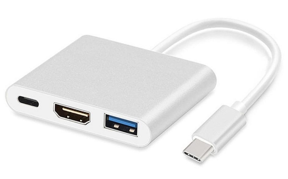 Adapter USB Type-C – HDMI 4K, USB 3.0, USB-C, PD Maclean 