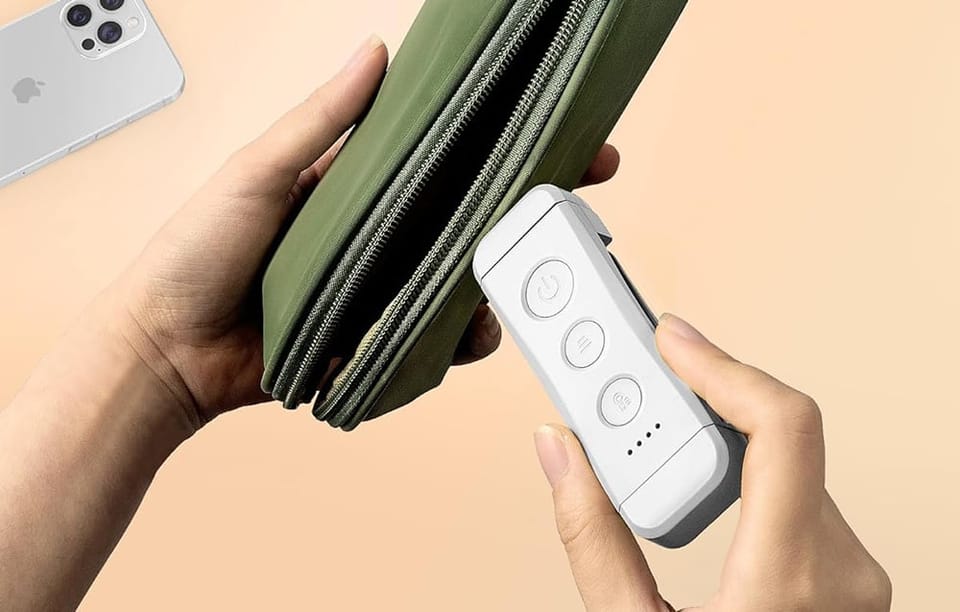 Lampka zakładka do książki Glocusent Bookmark USB bezprzewodowa 500mAh Biała