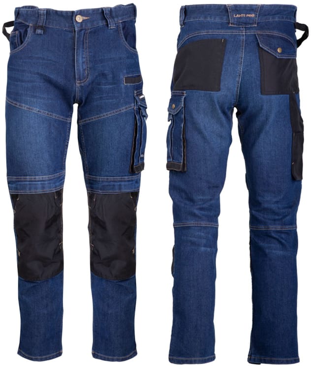 Spodnie jeansowe, Slim Fit Lahti Pro L40510 (Rozmiar XL)