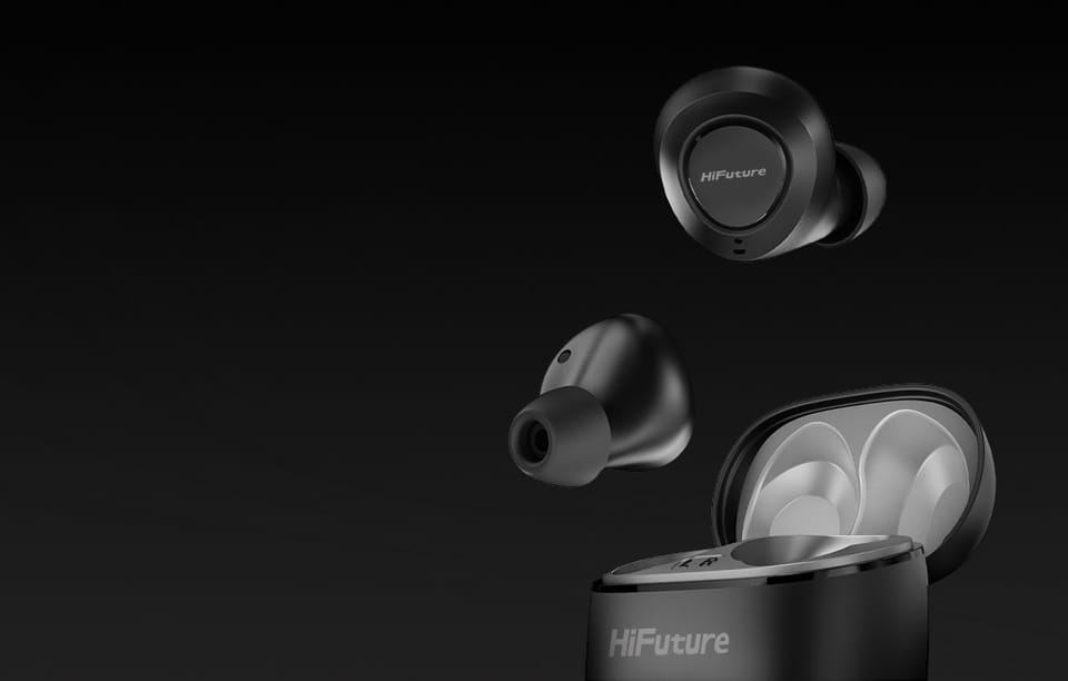 Słuchawki TWS HiFuture OlymBuds 3, Bluetooth 5.3, Czarne