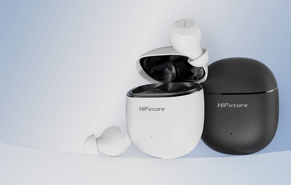 Słuchawki TWS HiFuture OlymBuds 3, Bluetooth 5.3, Czarne