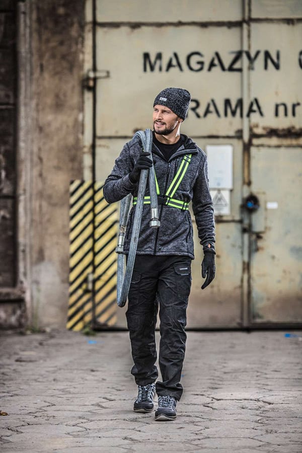 Bluza dresowa szara z kapturem Lahti Pro L40135 (rozmiar L)