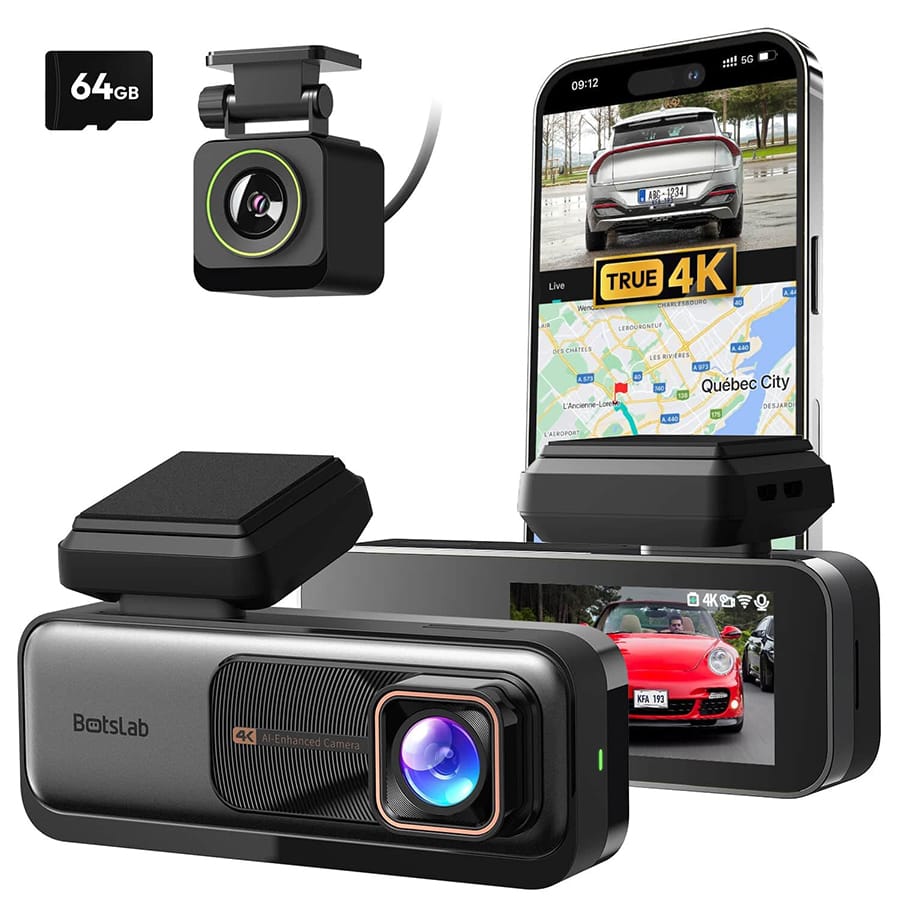 Wideorejestrator 4K Botslab G980H AI 360 Dash Cam