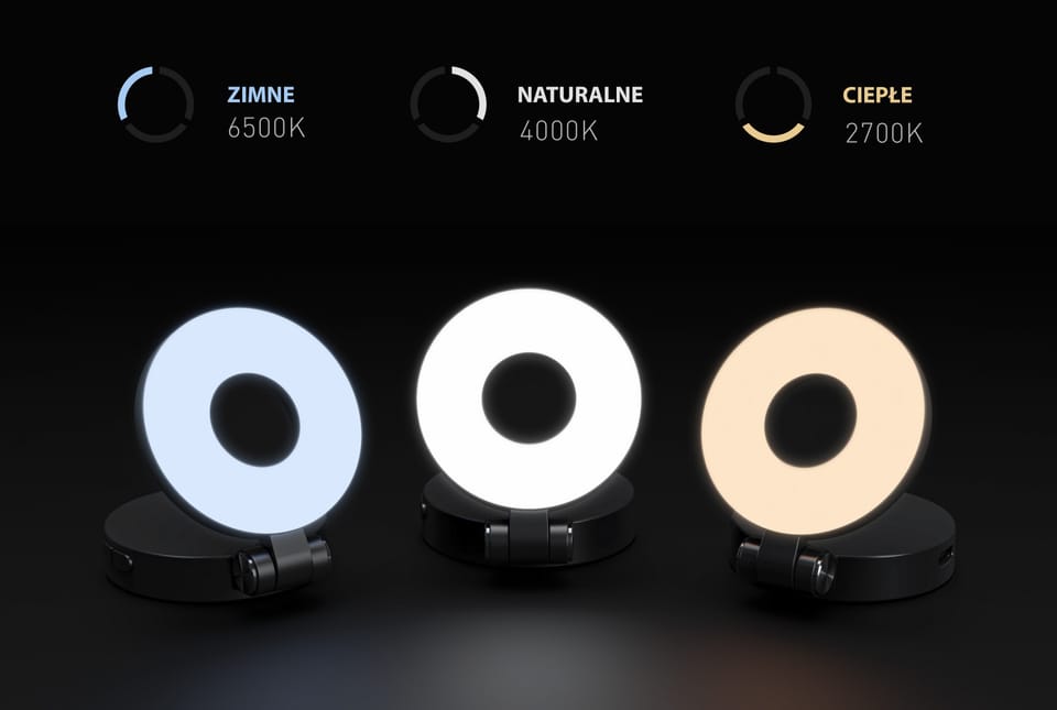 Energea Przenośna lampa LED MagearMagLight czarny/black MagSafe PG-MGLT-BLK
