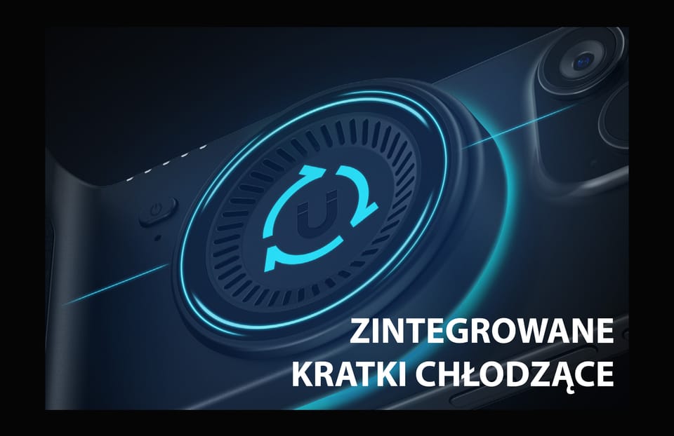 Energea Uchwyt do robienia zdjęć zwbudowanym powerbankiem Magear Magcam Grip czarny/black MagSafe PG-MCG5K-BLK