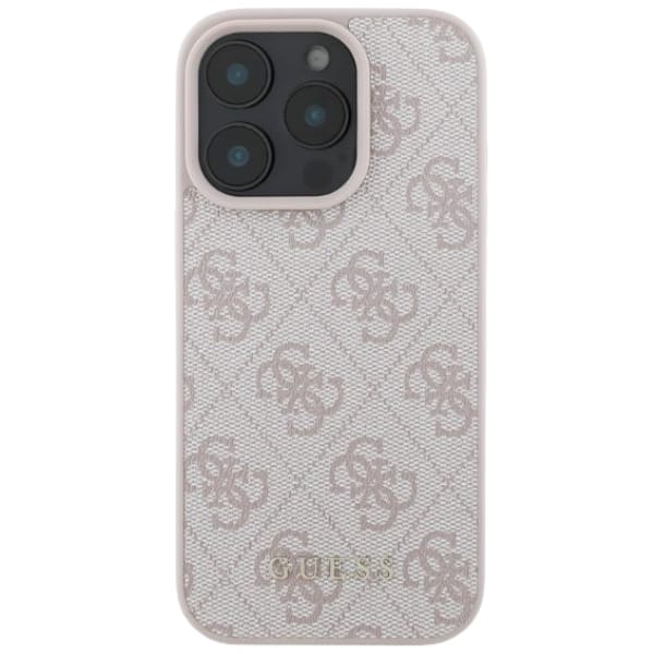 Guess GUHCP16SG4GFPI iPhone 16 6.1" różowy/pink hardcase 4G Classic