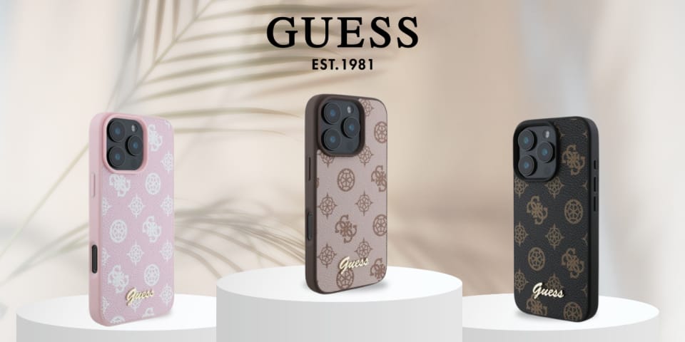 Guess GUHMP16SPGPYSP iPhone 16 6.1" różowy/pink hardcase Peony Script MagSafe