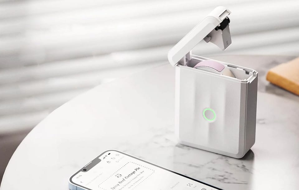 Drukarka etykiet NIIMBOT D110M przenośna (biała)