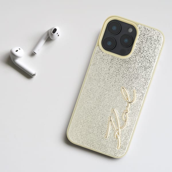 Karl Lagerfeld KLHCP16LPFMFBKMD iPhone16 Pro 6.3" złoty/gold hardcase Metal Signature