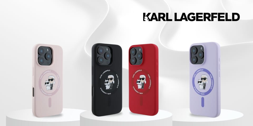 Karl Lagerfeld KLHMP15SSCMKCRHU iPhone 15 6.1" fioletowy/purple hardcase Silicone Karl&Choupette Heads Ring MagSafe