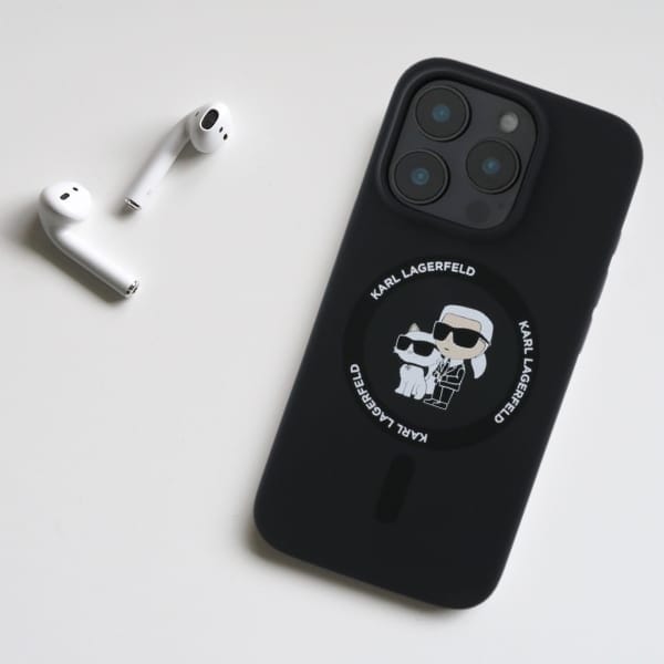 Karl Lagerfeld KLHMP16SSCMKCRHP iPhone 16 6.1" różowy/pink hardcase Silicone Karl&Choupette MagSafe