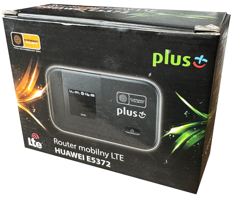 Ruter LTE Huawei E5372 Modem na kartę SIM Wifi 2,4/5GHz