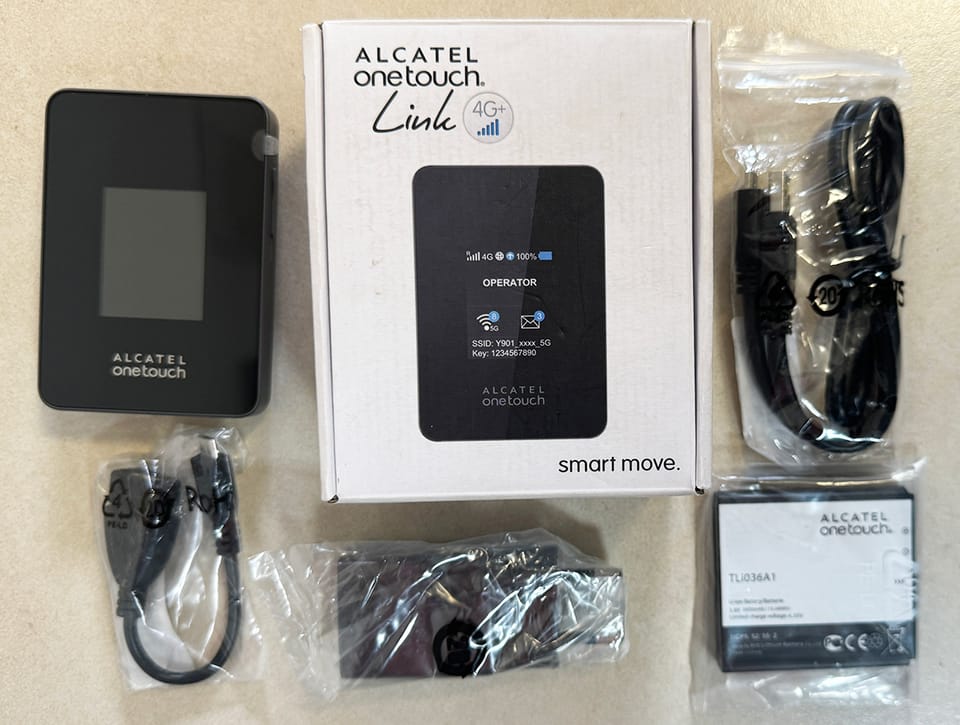Router Modem Airbox LTE+ Alcatel Y901NB na kartę SIM z wifi