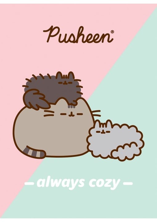 Zeszyt A4 32k kratka laminowany PUSHEEN