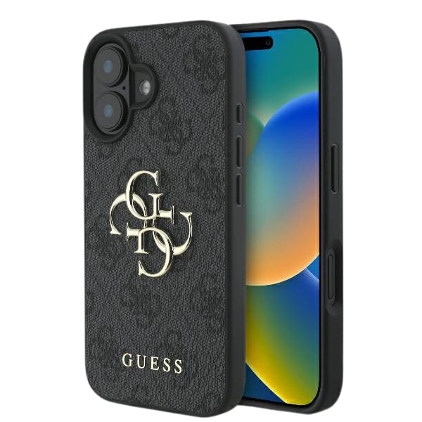 Guess GUHCP16S4GMGGR iPhone 16 6.1" czarny/black hardcase 4G Big Logo