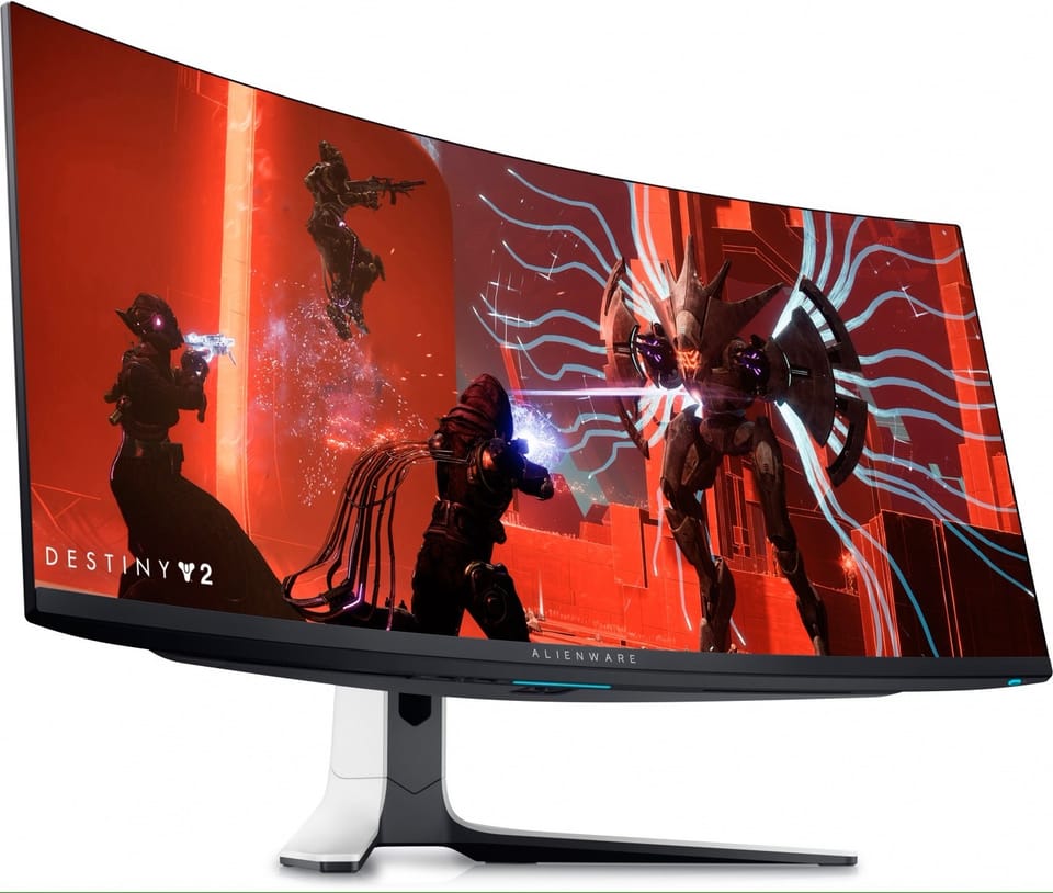 Monitor Alienware AW3423DW 34.1 inches Curved NVIDIA G-Sync Ultimate ...