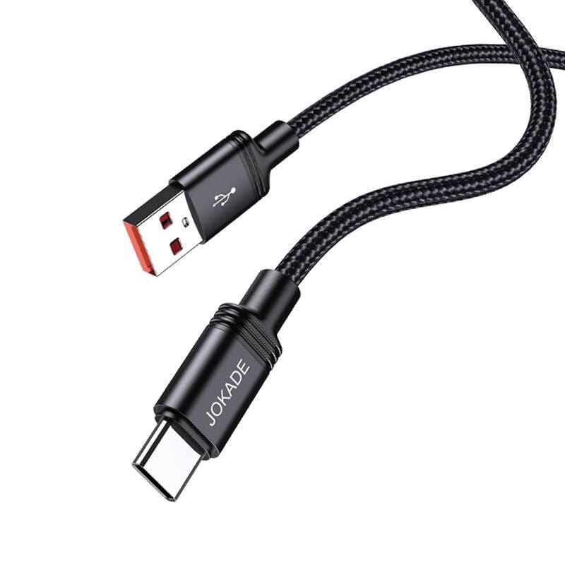 Kabel 1m 5A (USB - USB-C) Smart Ładowanie i Transfer Danych Jokade Qianfan (JA034) czarny