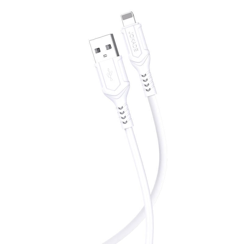 Kabel 1m 3A (USB - iPhone Lightning) Ładowanie i Transfer Danych Jokade Zhizun (JA010) biały