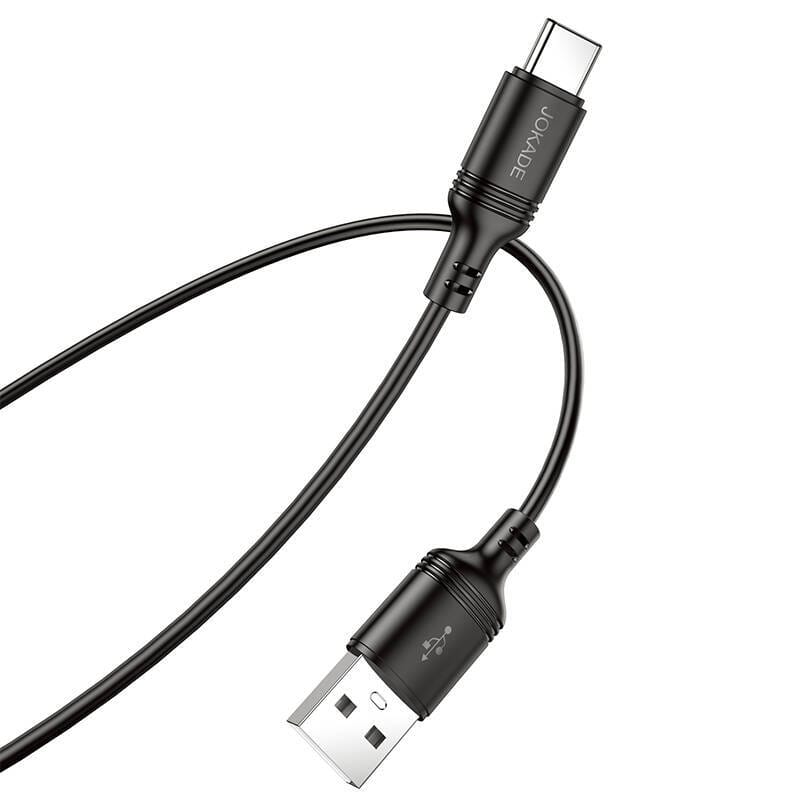 Kabel 2m 3A (USB - USB-C) Ładowanie i Transfer Danych Jokade Bohao (JA007) czarny