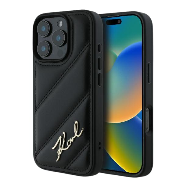 Karl Lagerfeld KLHCP16XPQDSMGK iPhone 16 Pro Max 6.9" czarny/black hardcase Quilted Signature