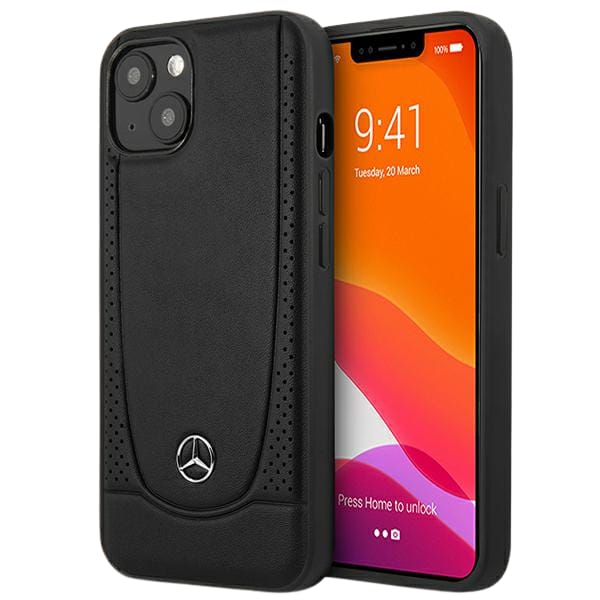 Mercedes MEHCP16MARMBK iPhone 16 Plus 6.7" czarny/black hardcase Leather Urban