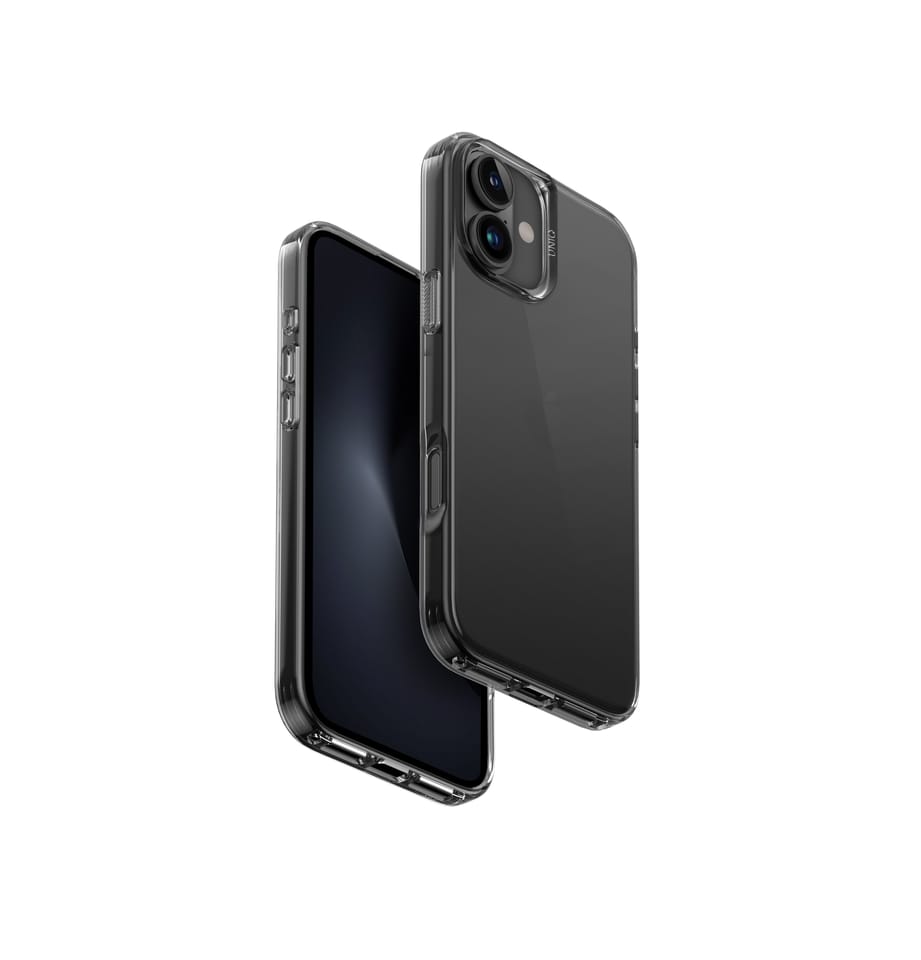 UNIQ etui Air Fender iPhone 16 Plus 6.7" szary/smoked