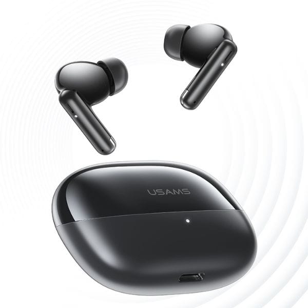 USAMS Słuchawki Bluetooth 5.3 IF27       bezprzewodowe douszne czarny/black