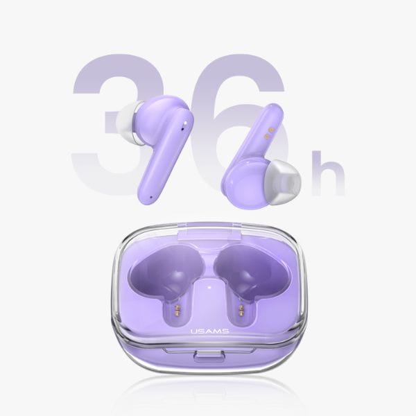 USAMS Słuchawki Bluetooth 5.3 TWS BEseries earbuds bezprzewodowe niebieski/blue US-BE16