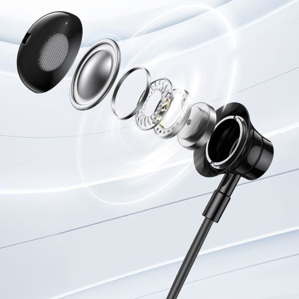 USAMS Słuchawki Bluetooth 5.3 YQ24series YQ bezprzewodowe czarny/black