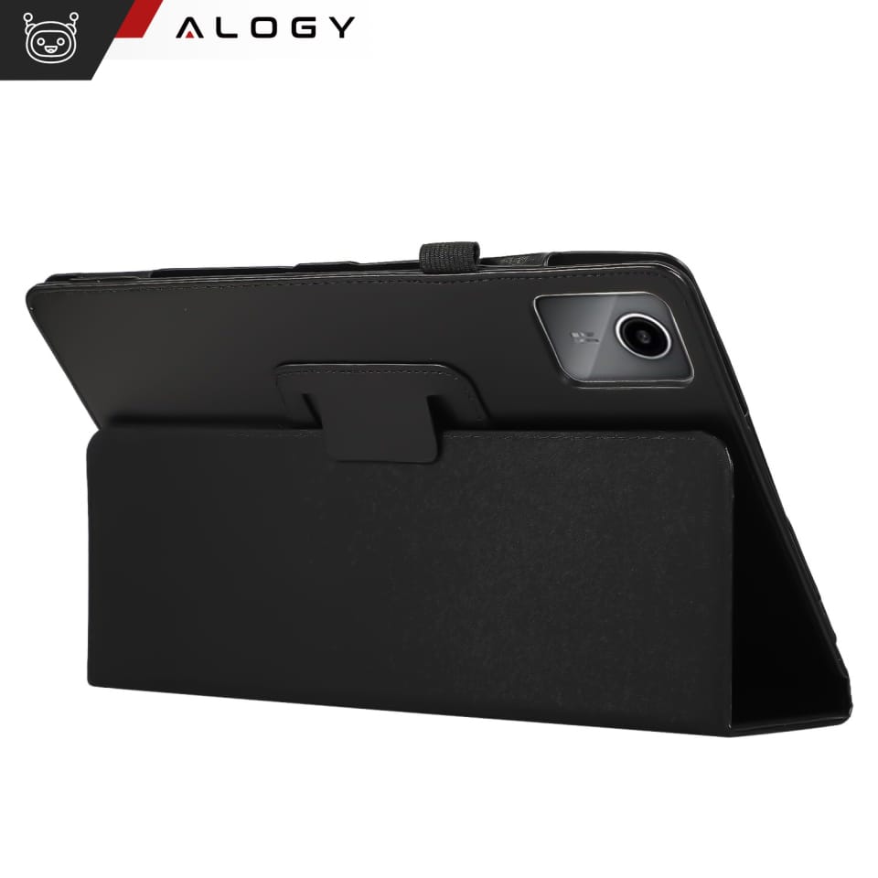 Etui do Lenovo Tab K11 K11E 11” M11 10.95" TB330FU/TB330XU/TB331FC stojak pokrowiec obudowa z klapką na tablet Case Alogy Czarne