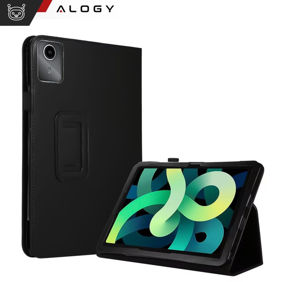 Etui do Lenovo Tab K11 K11E 11” M11 10.95" TB330FU/TB330XU/TB331FC stojak pokrowiec obudowa z klapką na tablet Case Alogy Czarne