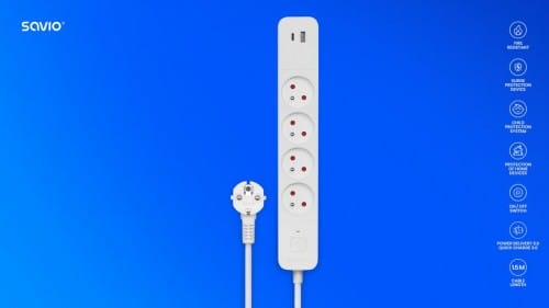 Power Strip 4-way SAVIO