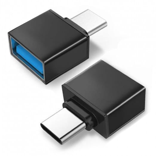 Adapter OTG Maclean, USB A do USB C, Czarny, MCE470