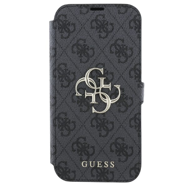 Guess GUBKP16L4GMGGR iPhone 16 Pro 6.3" czarny/black book 4G Metal Logo