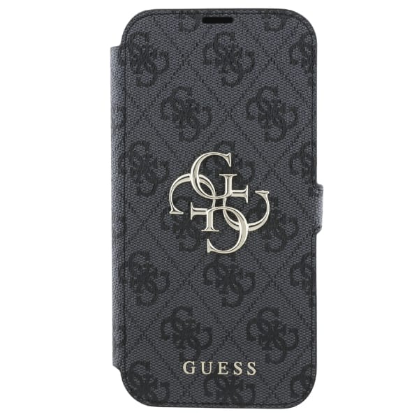 Guess GUBKP16S4GMGGR iPhone 16 6.1" czarny/black book 4G Metal Logo