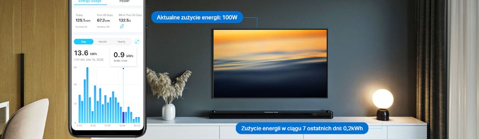 Kontroler Tapo P110M Smart Plug z monitorowaniem zużycia energii