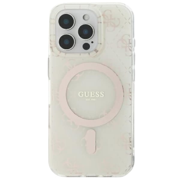 Guess GUHMP16MH4DTEH iPhone 16 Plus 6.7" biały/white hardcase IML 4G Background MagSafe