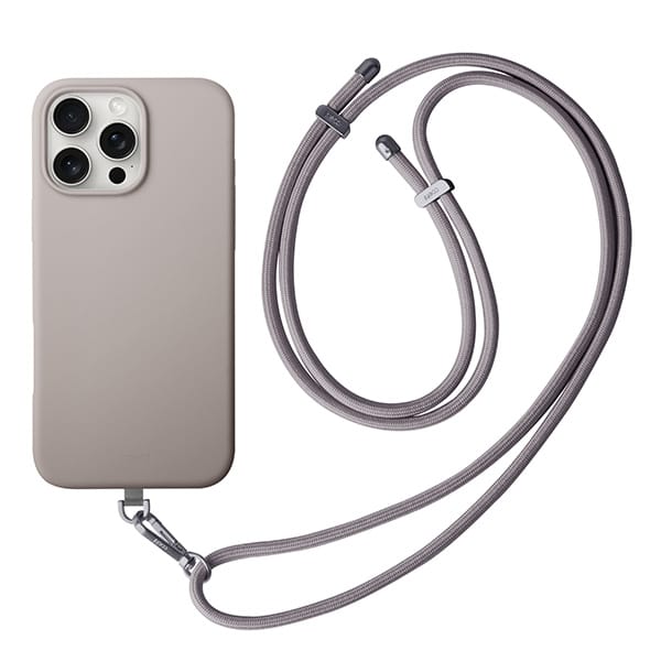 UNIQ etui Coehl Creme iPhone 16 Pro Max 6.9" Magnetic Charging szary/taupe grey